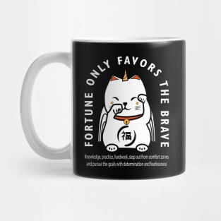 Super Maneki Neko Funny Cat White Mug